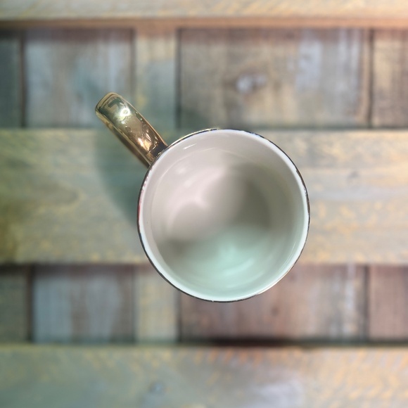 T [Rifle Paper Co] Blue Garden Party Monogram Floral Coffee Mug {Anthro} Tea Cup - Picture 10 of 16